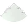 Eckregale 2 Stk. Chromstützen Weißglas 45x45 cm von vidaXL, Regale und Regale - Ref: Foro24-3051600, Preis: 47,66 €, Rabatt: %