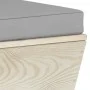 2-seater garden pallet sofa with fir wood cushions by vidaXL, Garden sets - Ref: Foro24-3063385, Price: 182,56 €, Discount: %