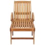 Liege mit Tisch und Kissen aus massivem Teakholz von vidaXL, Liegen - Ref: Foro24-3063023, Preis: 299,23 €, Rabatt: %