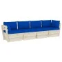 4-Sitzer-Gartensofa aus Paletten mit Kissen aus Tannenholz von vidaXL, Gartensets - Ref: Foro24-3063454, Preis: 321,55 €, Rab...