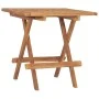 Folding garden dining set 3 pieces teak wood cushions by vidaXL, Garden sets - Ref: Foro24-3063199, Price: 169,06 €, Discount: %