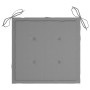 Klappbare Garten-Essgruppe, 3-teilig, Kissen aus Teakholz von vidaXL, Gartensets - Ref: Foro24-3063199, Preis: 173,31 €, Raba...