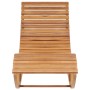 Schaukelliege mit Kissen aus massivem Teakholz von vidaXL, Liegen - Ref: Foro24-3063347, Preis: 362,88 €, Rabatt: %