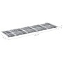 Schaukelliege mit Kissen aus massivem Teakholz von vidaXL, Liegen - Ref: Foro24-3063347, Preis: 362,88 €, Rabatt: %
