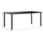 9-teiliges Ess-Set aus cappuccinofarbenem Kunstleder von vidaXL, Möbelsets für Küchen und Esszimmer - Ref: Foro24-3053120, Pr...