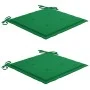 Folding garden dining set 3 pieces teak wood cushions by vidaXL, Garden sets - Ref: Foro24-3063176, Price: 161,69 €, Discount: %