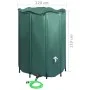 Zusammenklappbarer Regenwassertank mit Zapfhahn 1250 L von vidaXL, Bewässerungssysteme - Ref: Foro24-48608, Preis: 104,42 €, ...