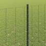 Reja con postes Gris 1.4 x 10 m Acero
