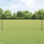 Reja con postes Gris 0.6 x 25 m Acero