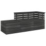 Gartenpalettenmöbel 3-tlg. aus massivem dunkelgrauem Kiefernholz von vidaXL, Gartensets - Ref: Foro24-3063738, Preis: 188,92 ...