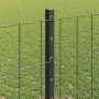 Reja con postes Gris 1.2 x 25 m Acero