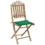 Klappbare Gartenstühle 2 Einheiten aus Bambus mit Kissen von vidaXL, Gartenstühle - Ref: Foro24-3063992, Preis: 111,89 €, Rab...