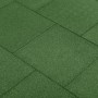 Rubber tiles fall protection 24 units green 50x50x3 cm by vidaXL, Floors and carpets - Ref: Foro24-3053182, Price: 448,33 €, ...