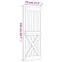Sliding door with solid pine wood fittings 70x210 cm by vidaXL, Doors - Ref: Foro24-3203038, Price: 174,57 €, Discount: %