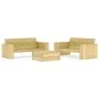 Gartenmöbel-Set 3-teilig aus imprägniertem Kiefernholz von vidaXL, Gartensets - Ref: Foro24-3053199, Preis: 586,12 €, Rabatt: %