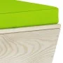 Corner sofa made of garden pallets with impregnated fir cushions by vidaXL, Modular outdoor sofas - Ref: Foro24-3063359, Pric...