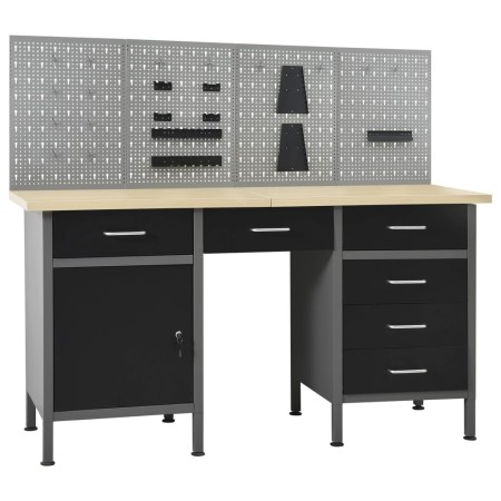 Workbench with four wall panels by vidaXL, Work tables - Ref: Foro24-3053429, Price: 498,76 €, Discount: %