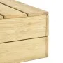 Gartenmöbel-Set 3-teilig aus imprägniertem Kiefernholz von vidaXL, Gartensets - Ref: Foro24-3053202, Preis: 398,60 €, Rabatt: %