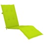 Garden lounger with footrest and cushion in solid acacia wood by vidaXL, Loungers - Ref: Foro24-3064025, Price: 139,86 €, Dis...