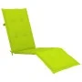Garden lounger with footrest and cushion in solid acacia wood by vidaXL, Loungers - Ref: Foro24-3064025, Price: 145,12 €, Dis...