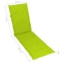 Garden lounger with footrest and cushion in solid acacia wood by vidaXL, Loungers - Ref: Foro24-3064025, Price: 145,12 €, Dis...