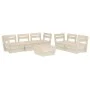 Garden pallet furniture 6 pcs impregnated fir wood by vidaXL, Garden sets - Ref: Foro24-3063719, Price: 384,56 €, Discount: %