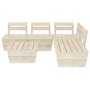Palettengartenmöbel 6 Stück imprägniertes Tannenholz von vidaXL, Gartensets - Ref: Foro24-3063721, Preis: 282,55 €, Rabatt: %