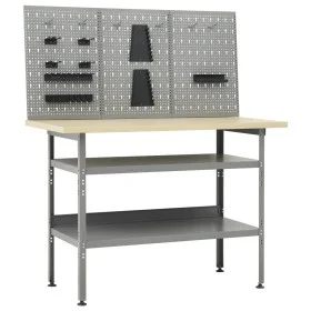 Workbench with three wall panels by vidaXL, Work tables - Ref: Foro24-3053426, Price: 190,26 €, Discount: %