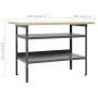Workbench with three wall panels by vidaXL, Work tables - Ref: Foro24-3053426, Price: 190,26 €, Discount: %