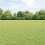 Reja con postes Plateado 0.4 x 10 m Acero