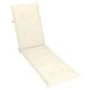 Garden lounger with footrest and cushion in solid acacia wood by vidaXL, Loungers - Ref: Foro24-3064016, Price: 136,55 €, Dis...