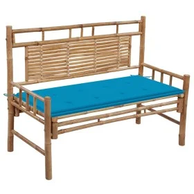 Garden bench with bamboo cushion 120 cm by vidaXL, garden benches - Ref: Foro24-3063880, Price: 130,14 €, Discount: %