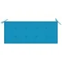 Banco de jardín con cojín bambú 120 cm de vidaXL, Bancos de jardín - Ref: Foro24-3063880, Precio: 138,84 €, Descuento: %