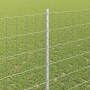 Reja con postes Plateado 1.4 x 10 m Acero