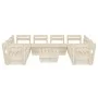 Muebles de palés para jardín 9 pzas madera de abeto impregnada by vidaXL, Garden sets - Ref: Foro24-3063726, Price: 504,84 €,...