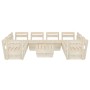 Muebles de palés para jardín 9 pzas madera de abeto impregnada by vidaXL, Garden sets - Ref: Foro24-3063726, Price: 495,62 €,...
