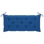 Folding garden bench with bamboo cushion 118 cm by vidaXL, garden benches - Ref: Foro24-3063874, Price: 96,49 €, Discount: %