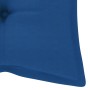Banco de jardín plegable con cojín bambú 118 cm de vidaXL, Bancos de jardín - Ref: Foro24-3063874, Precio: 91,49 €, Descuento: %