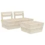 Pallet furniture for garden 3 pieces impregnated fir wood by vidaXL, Garden sets - Ref: Foro24-3063710, Price: 143,95 €, Disc...
