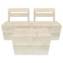 Pallet furniture for garden 3 pieces impregnated fir wood by vidaXL, Garden sets - Ref: Foro24-3063710, Price: 143,95 €, Disc...