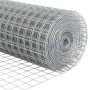 Reja con postes Plateado 1.6 x 10 m Acero
