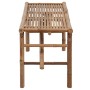 Folding garden bench with bamboo cushion 118 cm by vidaXL, garden benches - Ref: Foro24-3063871, Price: 91,49 €, Discount: %