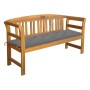 Gartenbank mit Kissen massives Akazienholz 157 cm von vidaXL, Gartenbänke - Ref: Foro24-3064282, Preis: 181,72 €, Rabatt: %
