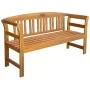 Solid acacia wood garden bench with cushion, 157 cm by vidaXL, garden benches - Ref: Foro24-3064282, Price: 191,11 €, Discoun...