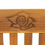 Solid acacia wood garden bench with cushion, 157 cm by vidaXL, garden benches - Ref: Foro24-3064282, Price: 191,11 €, Discoun...