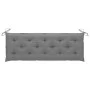 Solid acacia wood garden bench with cushion, 157 cm by vidaXL, garden benches - Ref: Foro24-3064282, Price: 191,11 €, Discoun...