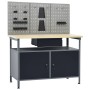 Workbench with three wall panels by vidaXL, Work tables - Ref: Foro24-3053427, Price: 250,35 €, Discount: %
