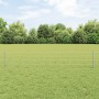 Reja con postes Plateado 0.4 x 25 m Acero