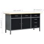 Workbench with four wall panels and two cabinets by vidaXL, Work tables - Ref: Foro24-3053440, Price: 657,76 €, Discount: %