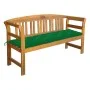 Banco de jardín con cojín madera maciza de acacia 157 cm de vidaXL, Bancos de jardín - Ref: Foro24-3064286, Precio: 177,24 €,...